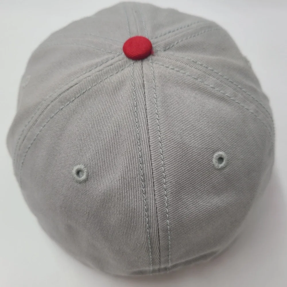 Reading Fightin Phils Hat Fitted M 47 Brand Franchise Gray Red MiLB Baseball Men